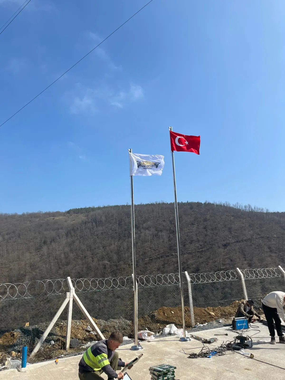 Kayseri Paslanmaz Bayrak Diregi Uygulama 06